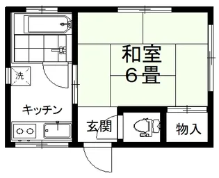 やよい荘【2階】の間取り