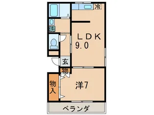 シュレスヘン南塚口【1階】の間取り