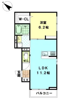 ワコウヒルズ【3階】の間取り