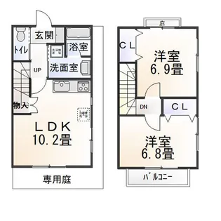 パストラル柿本の間取り