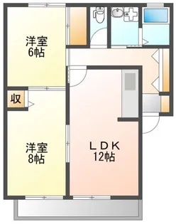 ハーレーandV【1階】の間取り
