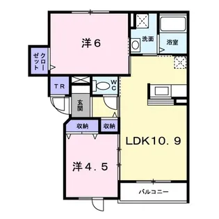 セレブレート和壱番館【2階】の間取り