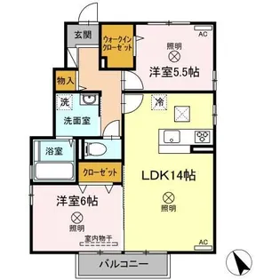 ALWAYS【1階】の間取り