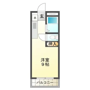 シーサイドスクエア B【2階】の間取り