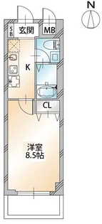KDXレジデンス溝の口【5階】の間取り
