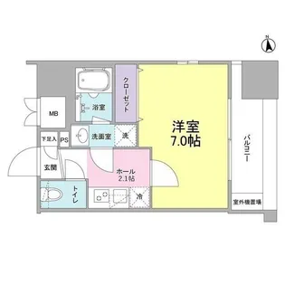 リバーレ東新宿【10階】の間取り