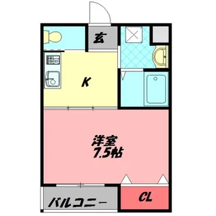 フェアリーアオイ【2階】の間取り
