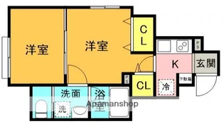 K-house西蒲田【1階】の間取り