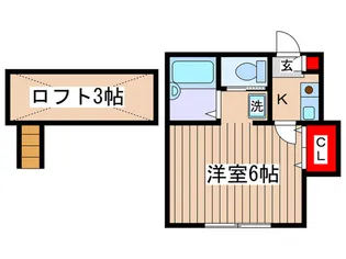 アザレ読売ランドC棟【2階】の間取り
