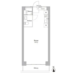 ARK HOUSE TD【3階】の間取り