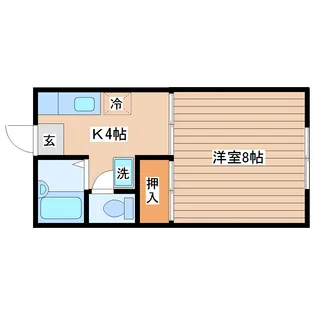 シルクハイツ太田【2階】の間取り