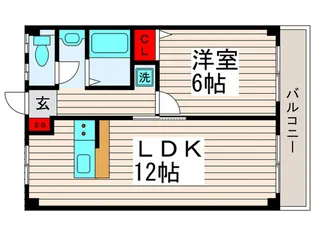 オオギセントラルプラザ【2階】の間取り