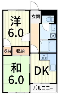 オートサンピア101【3階】の間取り