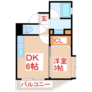 ツインコート・タワー南館【5階】の間取り