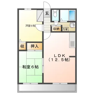 ピアストーンII【2階】の間取り