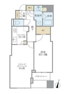 大崎ウエストシティタワーズ E棟【7階】の間取り