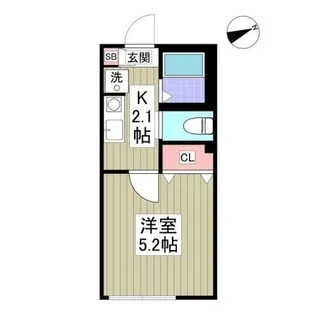 Crecia平井【3階】の間取り