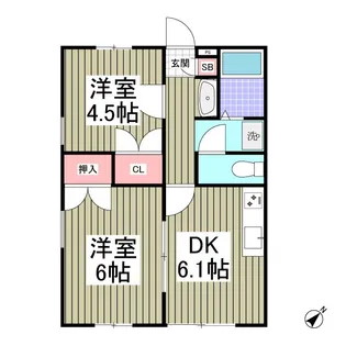 アークB【2階】の間取り