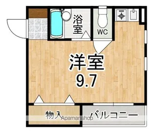 グリーンマンション【2階】の間取り
