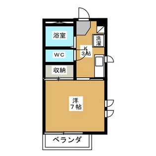 パークサイド東永【1階】の間取り