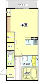 カピラII【2階】の間取り
