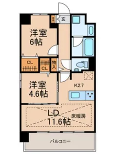 エストレヤ【4階】の間取り