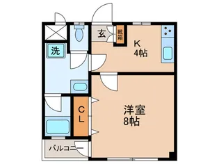 ハイムワカツキ【2階】の間取り