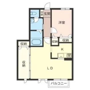 ボー・セジュールII番館【2階】の間取り