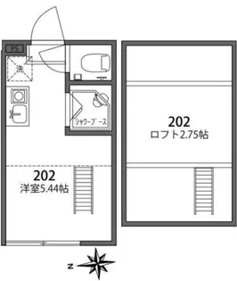 リーブル赤羽【2階】の間取り