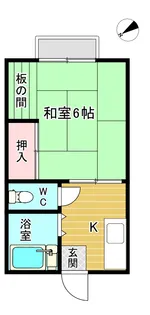 コーポ池源【2階】の間取り