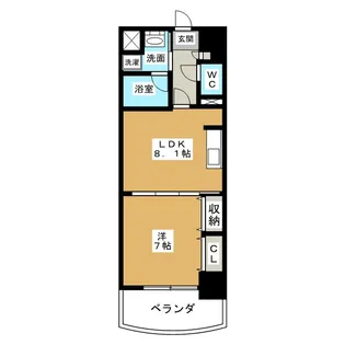 レガーロマッシモ【9階】の間取り