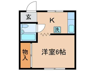 河野マンション【4階】の間取り