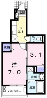 モデッサ・K【1階】の間取り
