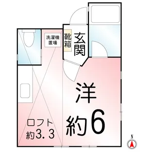 ドゥ クルール【2階】の間取り
