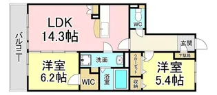 エルデ幸神【5階】の間取り