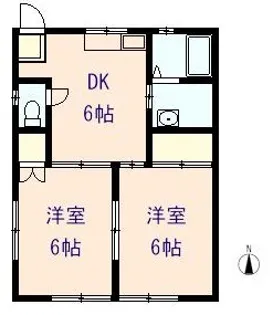 かんふぁたぶる【1階】の間取り