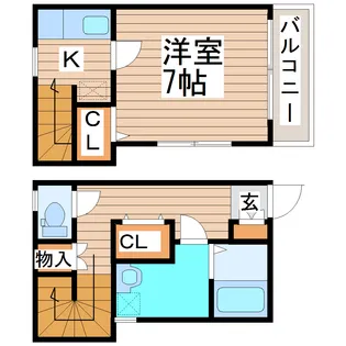 サンライズ宮町の間取り