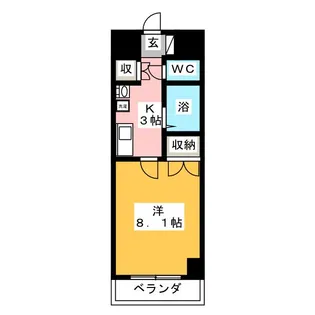 NOWA BUILD.III【7階】の間取り