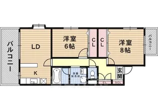 ヴィーシャルム【3階】の間取り