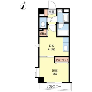エルミタージュ【2階】の間取り