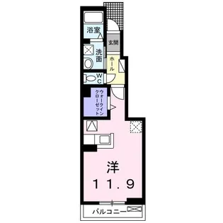 ハピネス船橋【1階】の間取り