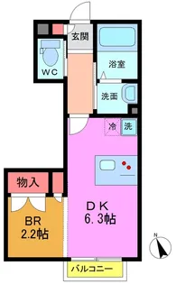 メゾン市川【1階】の間取り