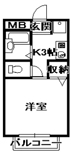 大志館【2階】の間取り