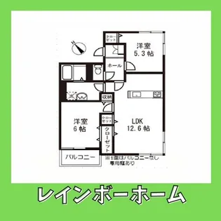 ル・トゥールモンド【3階】の間取り