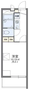 レオパレスタナべ【3階】の間取り