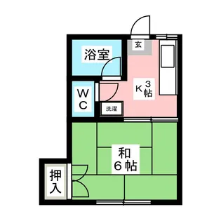 サン・クレスト【2階】の間取り