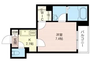 恵比寿13番館【2階】の間取り