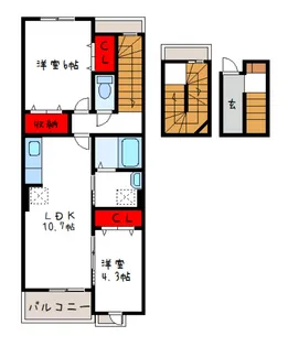 グレイス寺川【1階】の間取り
