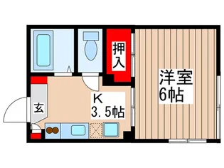 コ-ポ スカイ【2階】の間取り