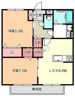 alcyone(アルシオネ)【2階】の間取り